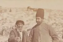 عکس| سفر زمان؛ پیرمرد و قاطرش در اردوی سلطنتی؛ 135 سال قبل