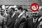عکس؛ سفر در تاریخ؛ «محمدرضا پهلوی» در حال تست خودروی جگوار ئی-تایپ؛ سال 41