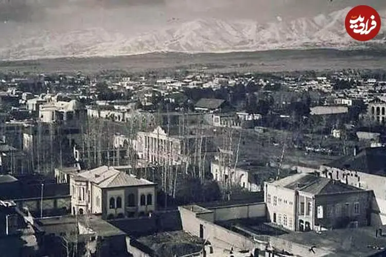 عکس| سفر زمان؛ منظره زیبای «باغ نظامیه تهران» در دوران قاجار