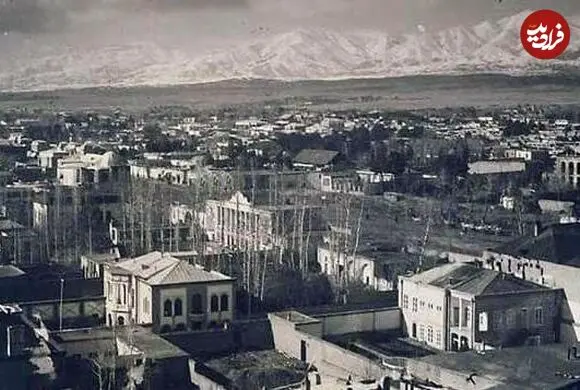 عکس| سفر زمان؛ منظره زیبای «باغ نظامیه تهران» در دوران قاجار