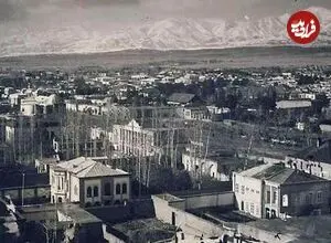 عکس| سفر زمان؛ منظره زیبای «باغ نظامیه تهران» در دوران قاجار