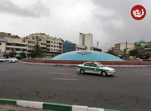 عکس| سفر به ایران قدیم؛ چشم اندازی از «خیابان انقلاب» تهران؛ دهه 40