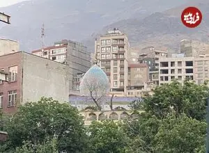 عکس| سفر زمان؛ منظرۀ متفاوت «امامزاده قاسم تجریش» در دوران ناصرالدین شاه