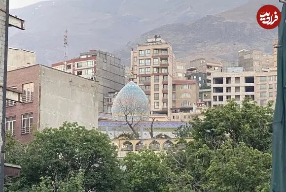عکس| سفر زمان؛ منظرۀ متفاوت «امامزاده قاسم تجریش» در دوران ناصرالدین شاه