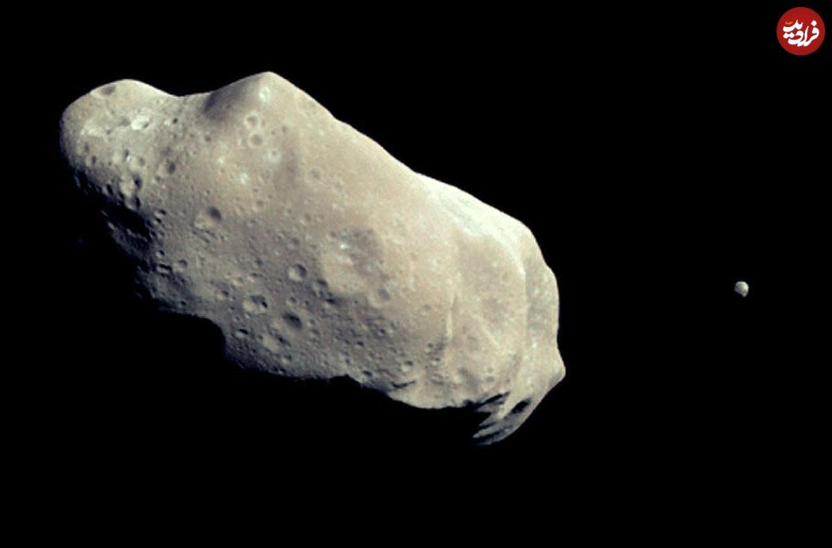 تصویر روز ناسا: سیارک ایدا به همراه تنها قمرش داکتیل