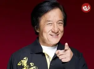 عکس| سفر در زمان؛ «جکی چان» با تیپ متفاوت در 42 سالگی؛ سال 1375