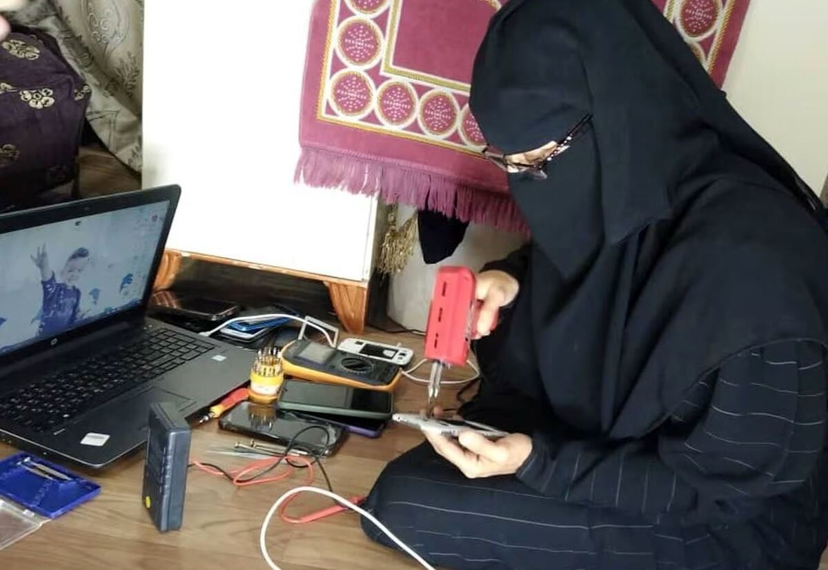 زنان یمنی از ترس، استاد این کار شدند!