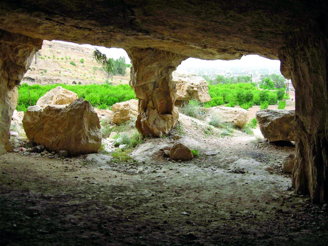 (عکس) بزرگ‌ترین غار دست‌ساز جهان در ایران