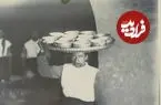 عکس| سفر زمان؛ تصویری از «سالن غذاخوری ژاندارمری» در دوران احمدشاه