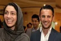 عکس| سفر زمان؛ «امین حیایی» 31 ساله و همسرش «نیلوفر خوش‌خلق» در جشن حافظ؛ سال 80