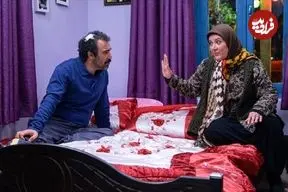 عکس| سفر در زمان؛ «ریما رامین فر» در اتاق گریم سریال پایتخت 7؛ سال 1403