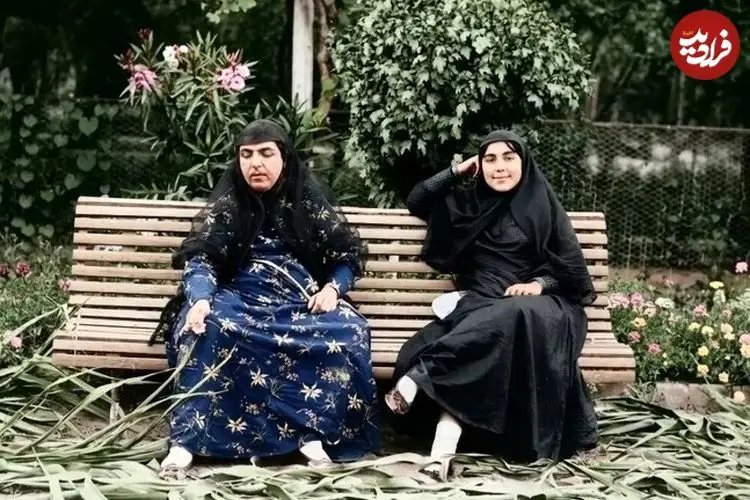 «اندرونی ناصرالدین‌شاه» به روایت عکس‌های رنگی‌شده