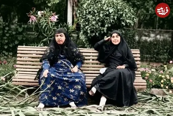 «اندرونی ناصرالدین‌شاه» به روایت عکس‌های رنگی‌شده