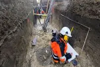 کشف یک گورستان باستانی در جریان عملیات احداث فضای سبز