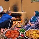 ببینید| غذای روستایی در ایران؛ پخت شامی با مرغ به همراه پلو و سالاد