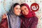 عکس| سفر زمان؛ «فخرالزمان و مهرالنسا» سر میز غذا در پشت‌صحنه «بانوی عمارت»