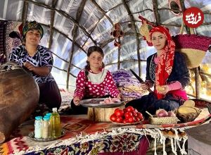ببینید؛ غذای روستایی در ایران؛ پخت یک غذای سنتی با جگر بره و سیب زمینی