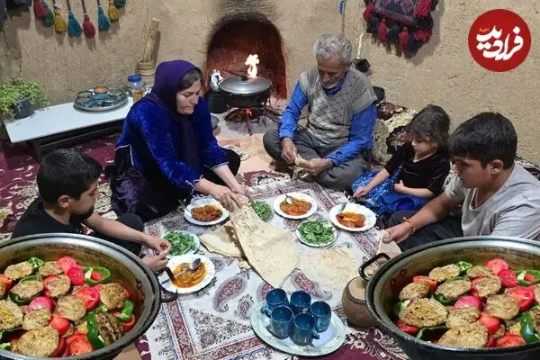ببینید| غذای روستایی در ایران؛ پخت تاس کباب در روستایی زیبا و به روشی سنتی
