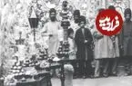 عکس| سفر زمان؛ تصویری از «جشن بازگشت ناصرالدین شاه از فیروزکوه» در کاخ گلستان
