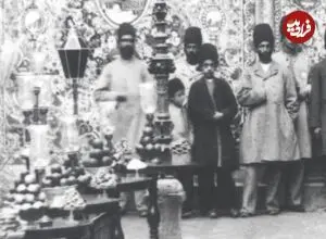 عکس| سفر زمان؛ تصویری از «جشن بازگشت ناصرالدین شاه از فیروزکوه» در کاخ گلستان