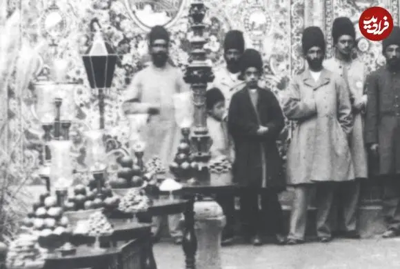 عکس| سفر زمان؛ تصویری از «جشن بازگشت ناصرالدین شاه از فیروزکوه» در کاخ گلستان