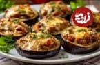 ببینید| طرز تهیه یک دلمه متفاوت ایتالیایی با بادمجان، سوسیس و پنیر 