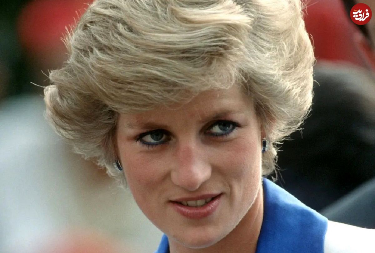 عکس| سفر در زمان؛ «پرنسس دایانا» در حال بازدید از یورکشایر؛ سال 1372