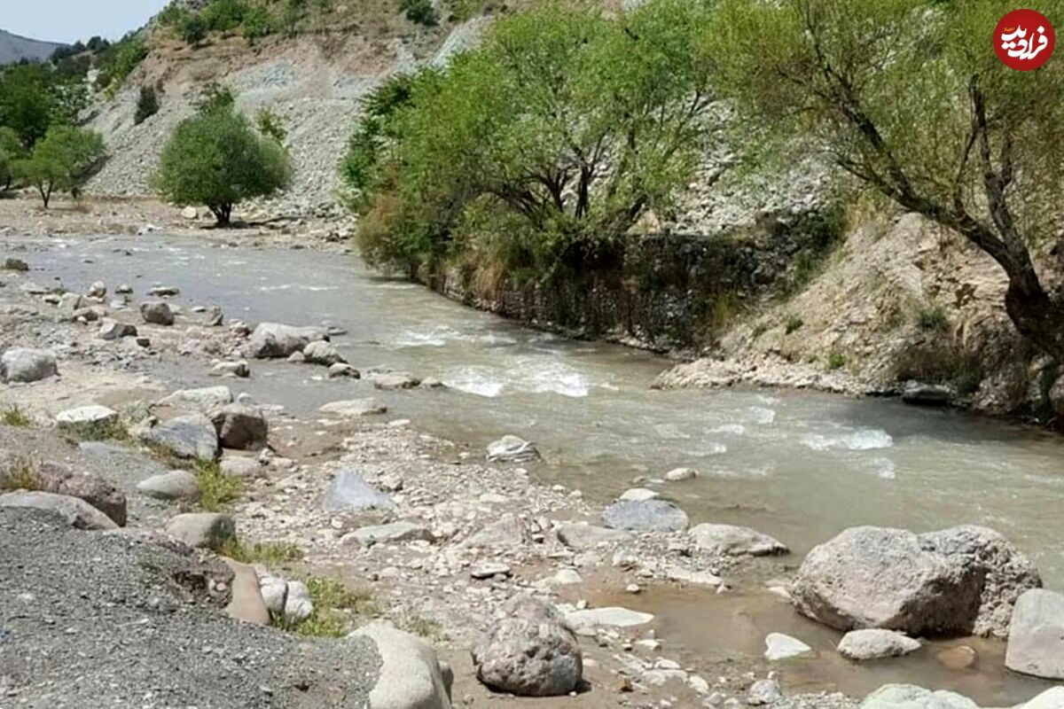 عکس؛ رودخانه جاجرود خشک شد