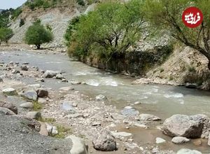 عکس؛ رودخانه جاجرود خشک شد