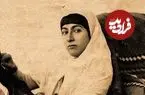 عکس| سفر به عصر قاجار؛ عکس آتلیه‌ای دختر ایرانی در حال بافتن موهای یک دختر دیگر