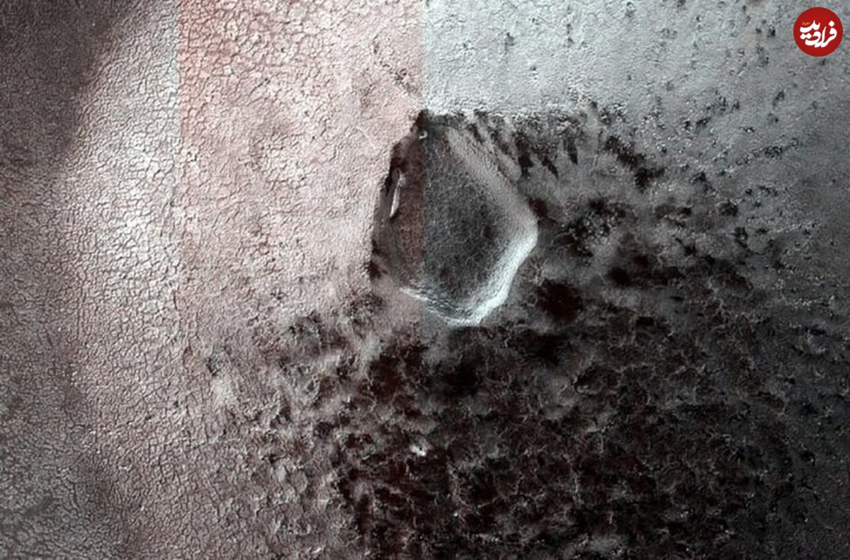 ( عکس) دیده شدن کوهی از عنکبوت‌ در سطح مریخ