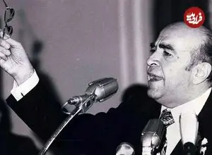 عکس| سفر در زمان؛ «امیرعباس هویدا و لیلا امامی» در روز عقدشان؛ سال 1345