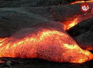 ببینید| جلوه‌ای خیره‌کننده از گدازه‌ها