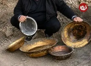 گنج «کاسه و لگن قزاق‌ها» بعد از 100 سال در یک چاه پیدا شد