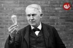 عکس| سفر در زمان؛ «توماس ادیسون، مخترع افسانه ای» در کنار خانواده اش؛ سال 1268