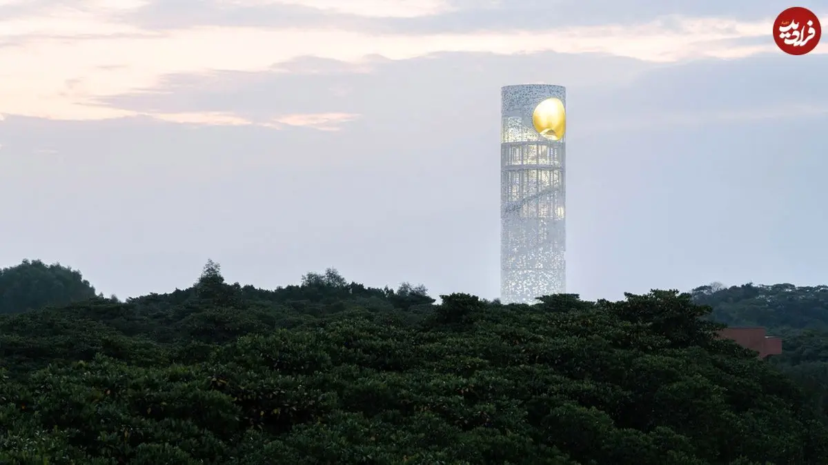 طراحی متفاوت چینی‌ها برای یک «برج دیده‌بانی» به شکل «ماه»
