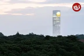 طراحی متفاوت چینی‌ها برای یک «برج دیده‌بانی» به شکل «ماه»