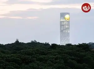 طراحی متفاوت چینی‌ها برای یک «برج دیده‌بانی» به شکل «ماه»