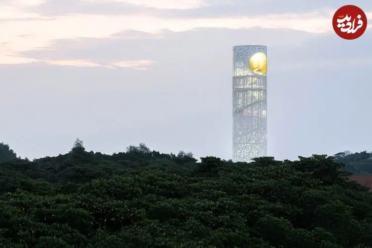 طراحی متفاوت چینی‌ها برای یک «برج دیده‌بانی» به شکل «ماه»