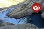 ببینید| عظمت سرچشمه کوهرنگ؛ سرعت باورنکردنی آب از دل کوه