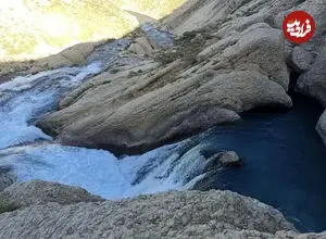 ببینید| عظمت سرچشمه کوهرنگ؛ سرعت باورنکردنی آب از دل کوه