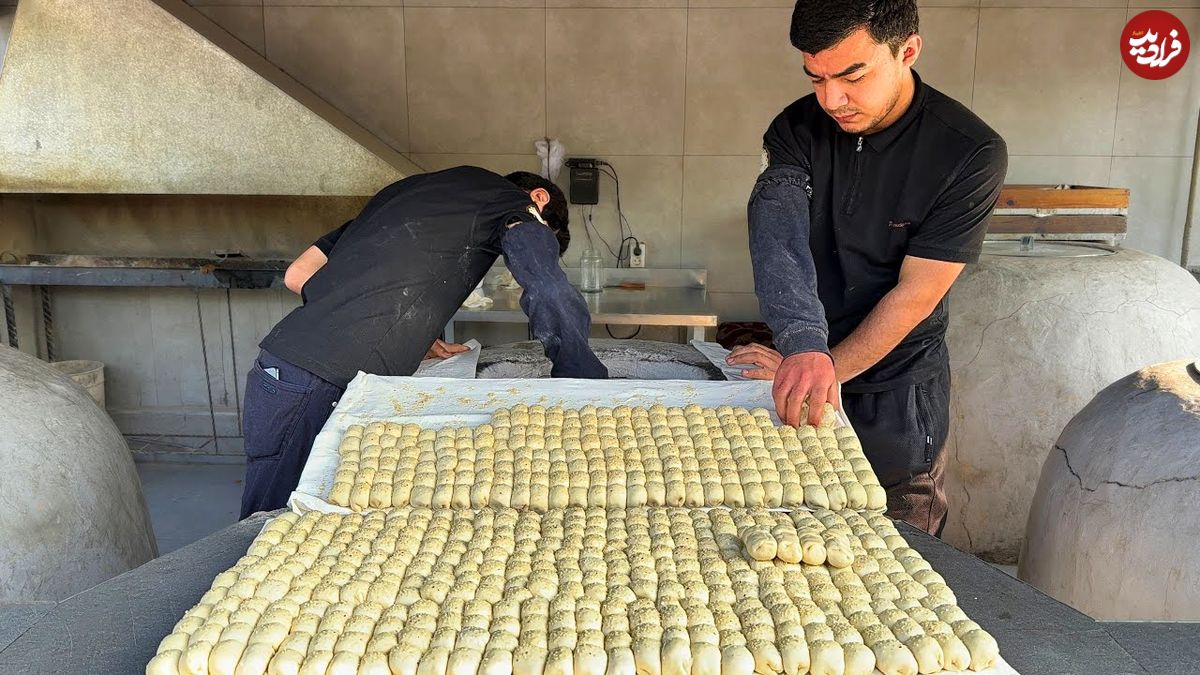 ببینید؛ غذای خیابانی در ازبکستان؛ پخت غذاهای سنتی پارمودا و ساموسا (سمبوسه) در تاشکند