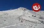 عکس| سفر زمان؛ عکس یادگاری کوهنوردان ایرانی در نزدیکی قله دماوند؛ سال 1327