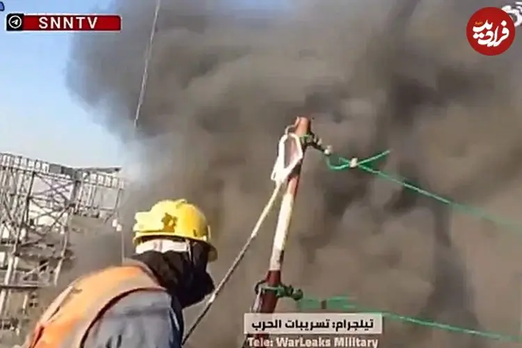 ببینید| ثبت لحظه حمله ایران به امارات توسط کارگران چینی 