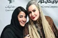 تصاویر؛ استقبال گرم شیرازی‌ها از «کج‌پیله»؛ قاب مشترک نعیمه نظام‌دوست و یلدا عباسی در اکران مردمی 