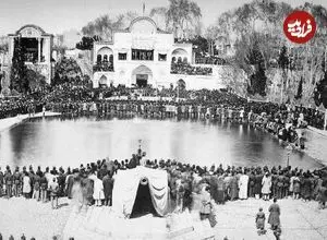عکس؛ سفر در زمان؛ جشنی در باغ یک وزیر تهران 1920 میلادی؛ اواخر قاجار