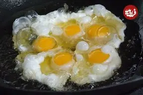 ببینید| غذای خیابانی در کره؛ تخم مرغ با برنج سرخ شده در سئول