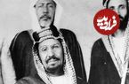 عکس؛ سفر در تاریخ؛ «ملک عبدالعزیز اولین پادشاه عربستان در یک ضیافت»؛ سال 1323