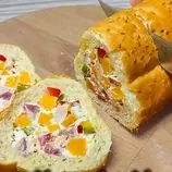 ببینید| طرز تهیه یک ساندویچ خانگی ساده با ژامبون