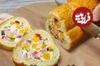 ببینید| طرز تهیه یک ساندویچ خانگی ساده با ژامبون